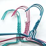 Multi Color Coating Metal 2.5mm Wire Pants Hangers