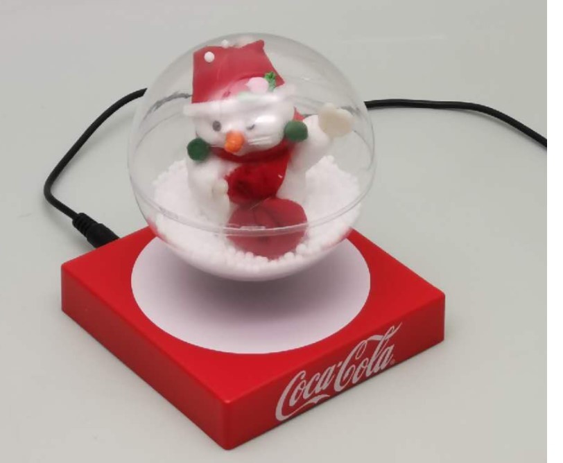 360 rotating magnetic levitating floating Christmas toys ornament display stands