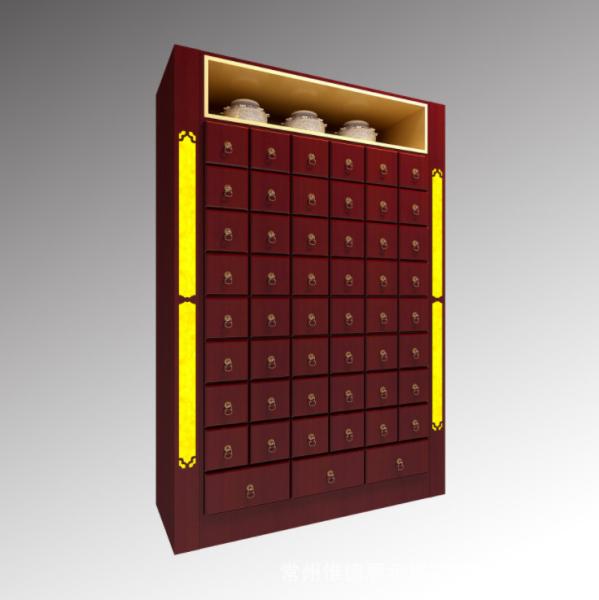 Buy cheap Traditional Medicine Chinese Pharmacy Store Display Rack With Non Toxic Wood Materials from wholesalers