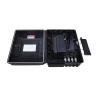 Buy cheap 24 SC Port Fiber Optic Termination Box IP65 Splicing Splitter Plastic Black from wholesalers