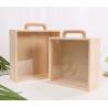 Buy cheap Toy Figure Display Box Wood Craft Shadow Boxes Transparent Acrylic Sliding Lid Wooden Gift Boxes with Clear Lid from wholesalers