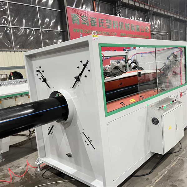 HDPE PE PP Pipe Extrusion Machine Customized Single Screw Extrusion Machine ISO9001