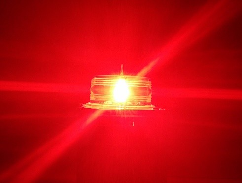 50cd Intensity LED Solar Airfield Lighting Steady Burning Build In Airport Lamp