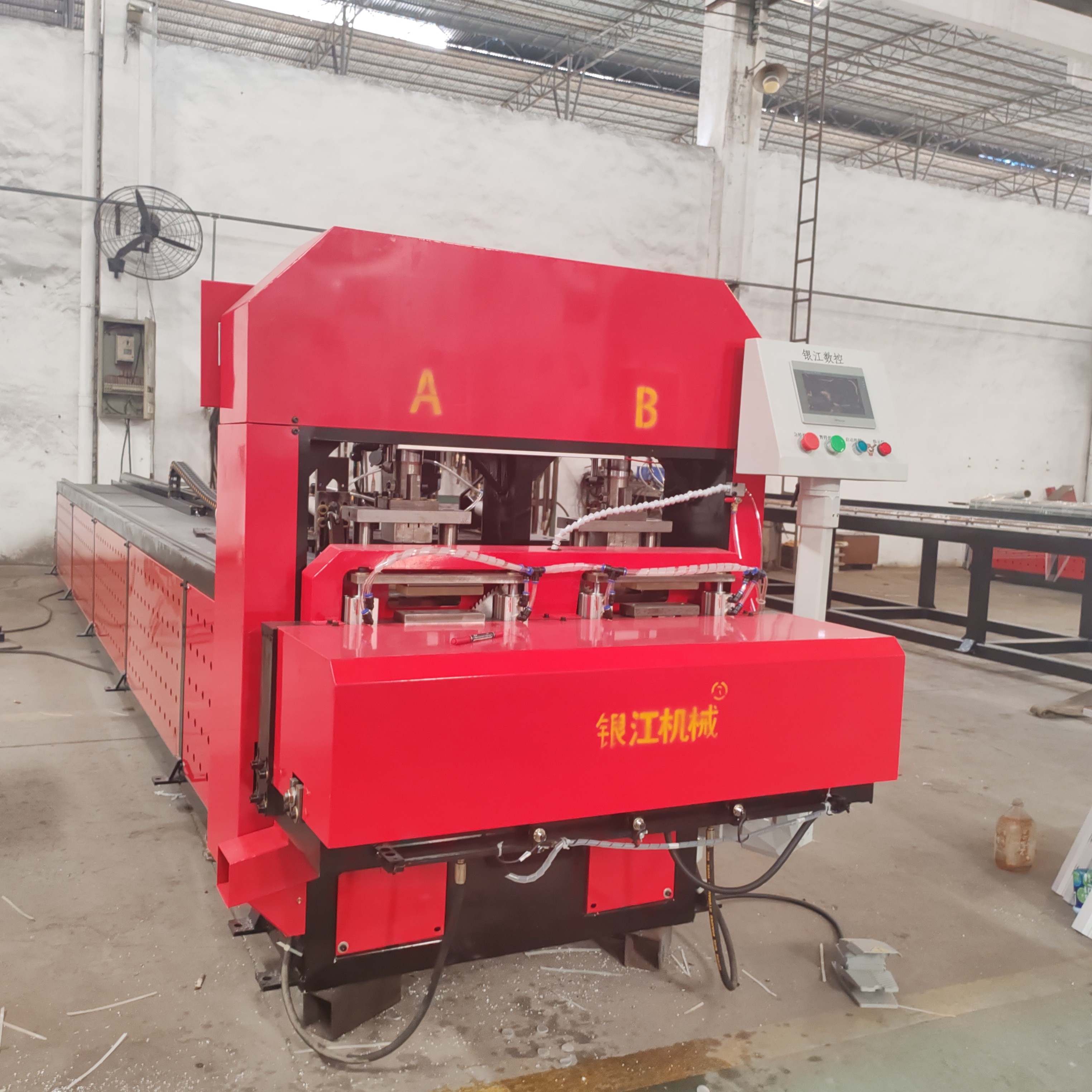 Electric Punching And Saw Cutting Machine Max. Processing Length 6000mm