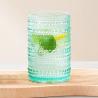 Buy cheap Hobnail Highball Beaded Drinking Glasses 15 Oz Green 430ml Vintage Old Fashioned from wholesalers
