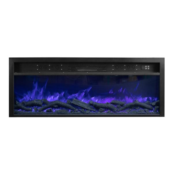 Buy cheap 47'' Metal Framed Freestanding Electric Fireplace Bluetooth Technology from wholesalers