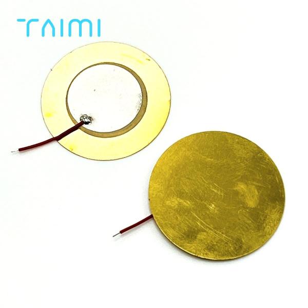 Buy cheap Thickened Alarm Sound Buzzer Disc 20mm 27mm 31mm Piezo Ceramic Brass Buzzer Sheet from wholesalers