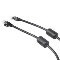 Buy cheap 24AWG Black Ethernet Cable Cat 6 , RJ45 Connector 100 Ft Ethernet Cord product