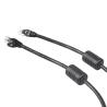 Buy cheap 24AWG Black Ethernet Cable Cat 6 , RJ45 Connector 100 Ft Ethernet Cord from wholesalers