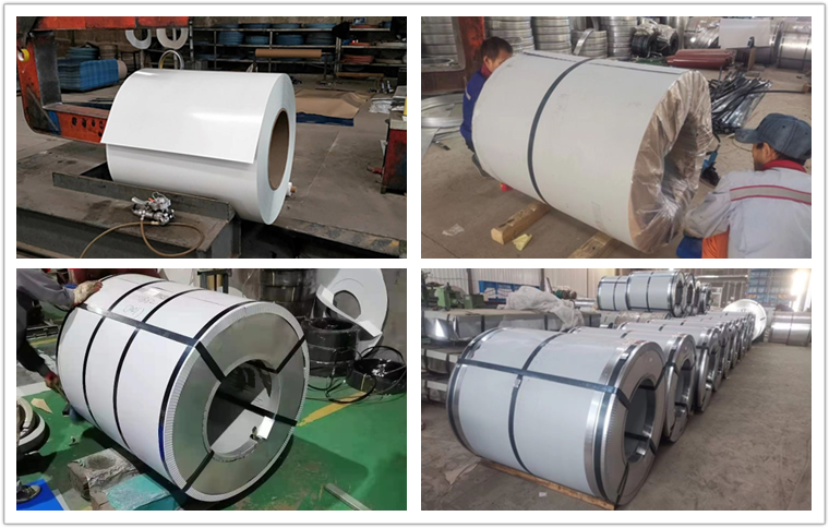 Skin Pass Yes Coating Z181-Z275 Dx51d Color Coated Sheet Prepainted Galvanized Steel Coil Ppgi Steel Coil Zinc Steel Coil