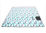 Family Outdoor Picnic Accessories Padded Fleece Picnic Blanket With Waterproof
