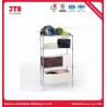 Buy cheap Powder Coating Chrome Boltless Metal Shelving 50 - 80kg Per Layer from wholesalers