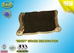 REF. BD027 Brass Scroll Tombstone Decoration Material Copper Alloy Size 9×13 Cm
