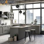American Style Luxury Design Solid Wooden Kitchen Cabinets with Kitchen Pantry