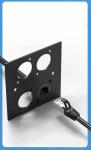 RJ45 D type CAT5E UTP keystone jack Toolless female jack panel mount telecommuni