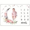Buy cheap 250 GSM Baby Monthly Milestone Blanket Fade less Machine Washable from wholesalers