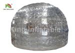8m Diameter Transparent Clear Event Tent With Tunnel / Dome Party Tent