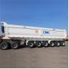Buy cheap 6 Axles 100 Tons Heavy Duty Dump Trailer Tipper Dumper Semi Trailer from wholesalers