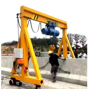 Buy cheap Portable Electric Gantry Crane Respectable Load Capacity High Flexibility from wholesalers