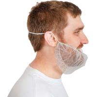 Buy cheap Beard Nets | 18" | White Disposable Beard Covers, Beard Net For Food Service, product