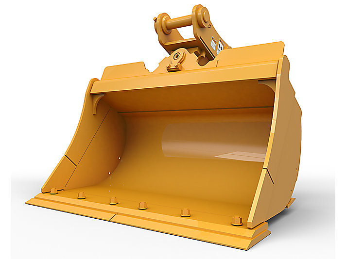 Mini 1-10 Ton Excavator Ditching Bucket 0.1-0.4 Cbm Smooth For PC40 PPC50 CAT70 EX60