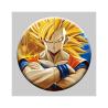Buy cheap Round 5x5cm 3D Flip Lenticular Anime Pins With Goku from wholesalers