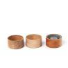 Buy cheap 48mm X 26mm Sealing Bamboo Lid Cap Bamboo Lids For Glass Cups Vacuum Cup from wholesalers