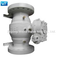 Buy cheap 300LB 10 Inch Ball Valve WCB Carbon Steel Trunnion Mounted product