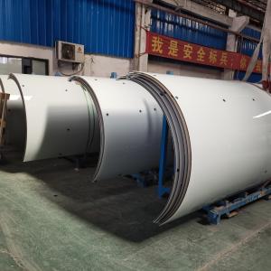 China Oversized Curved Laminated Tempered Glass For Wall And Building on sale