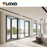 Buy cheap Hurricane Proof Medium Narrow Aluminum Folding Patio glass Doors For Houses Interior from wholesalers