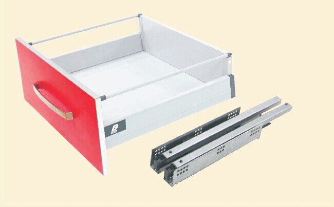 DD 202 86mm Deep Silent Soft Closing Drawer Slide