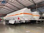 3 Axle 45000 Liter Oil Tank Semi Trailer Mechanical Suspension
