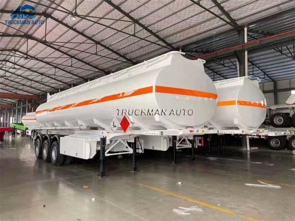 Buy cheap 3 Axle 45000 Liter Oil Tank Semi Trailer Mechanical Suspension from wholesalers