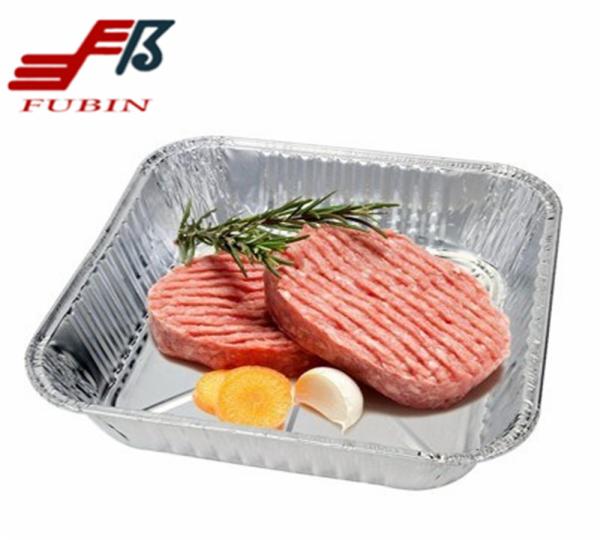 Buy cheap Food Grade 8011 aluminium Square Foil Trays 1.4l For Canteen from wholesalers