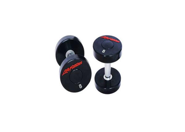 Buy cheap Gym Use Black Crossfit PU Coated Dumbbell Set 2.5KG - 50KG Type Optional from wholesalers