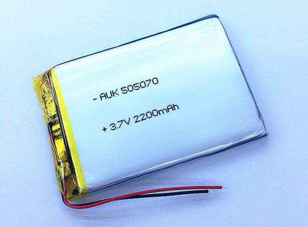 Buy cheap 3.7V 2.2Ah Rechargeable LiPo Battery AUK505070 For Medical Device from wholesalers