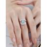 Buy cheap High Clarity Fancy Diamond Rings Blue Cushion Cut Wedding Ring from wholesalers