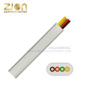 Buy cheap 4 Way Flat Telephone Cable Indoor 4 Core White Unshielded Flat Hdpe Telephone product