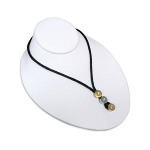Buy cheap Small White Flat Necklace Holder Stand , Long Necklace Stand Value Leatherette from wholesalers