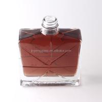 Buy cheap Flint Glass Unique Square Matte Spray Bottle 30ml 50ml Luxury Frosted Perfume product