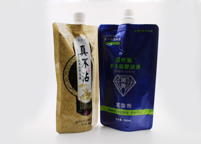 Aluminum Foil Liquid Spout Bags For Fluid Soap Packaging Thickness 200um
