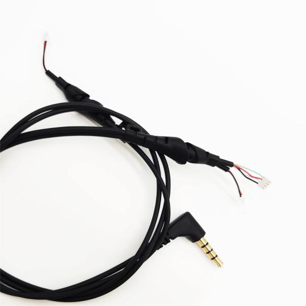 Buy cheap Male 3.5mm Jack Audio Stereo Cable Custom 90 Degree Right Angle Elbow from wholesalers