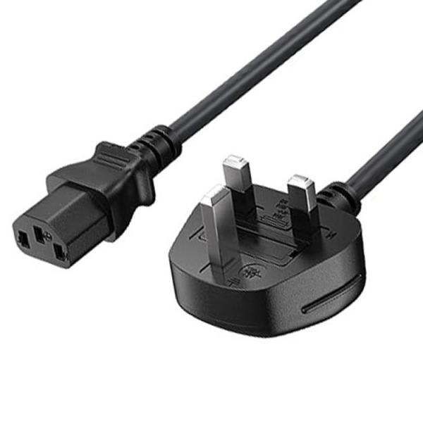 RY C13 To Uk Plug Power Cord Bs1363 18awg 250v Length For Most Computers