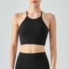 Buy cheap High Collar Yoga Vest Sling Fitness Strap Womens Sports Bra Shockproof Female Workout Clothing from wholesalers