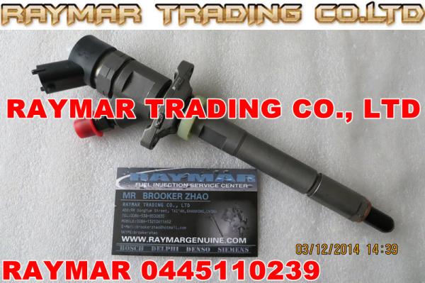 Buy cheap BOSCH Common rail injector 0445110239 for Ford 3M5Q-9F593-HD, Mazda Y605-13H50-B from wholesalers