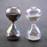 Buy cheap Classic Glass Sand Timer Hourglass Sand Clock Black And White product