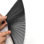 Retractable Plisse Insect Screen Wide 3.0m And 30m Height For Effective Insect