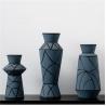 Buy cheap New Design Modern Wedding Centerpiece Decorative Nordic Porcelain Flower Vases Matt Blue Ceramic Vase For Decor from wholesalers