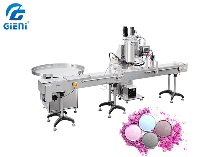3.5KW Single Nozzle Powder Filling Machine Gear Pump Cosmetic Cream Filling Machine