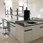 75x90cm Biology Lab Furniture , 4 Handles Laboratory Work Benches